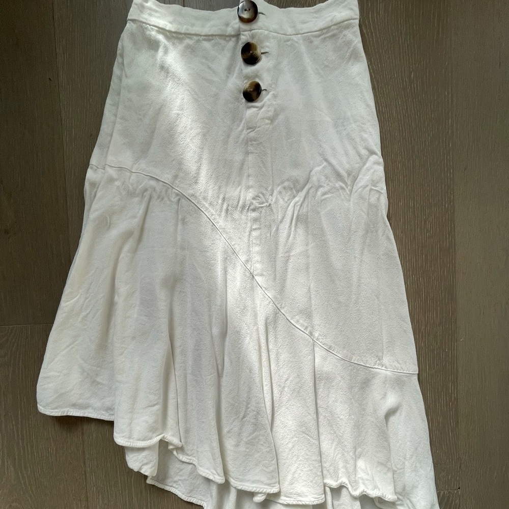 Zara midi cotton skirt